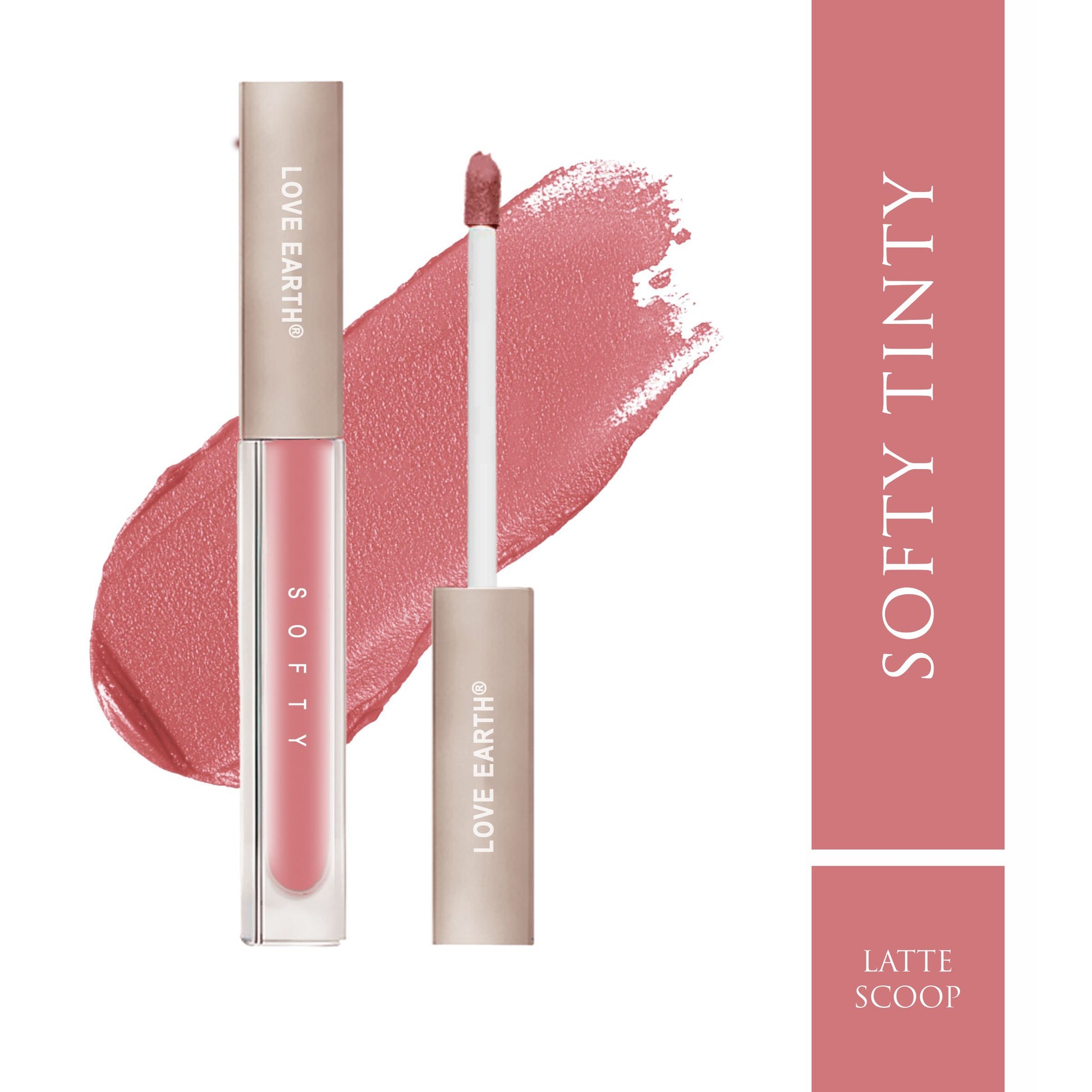 Love Earth Softy Tinty Lipstick - Latte Scoop - Distacart