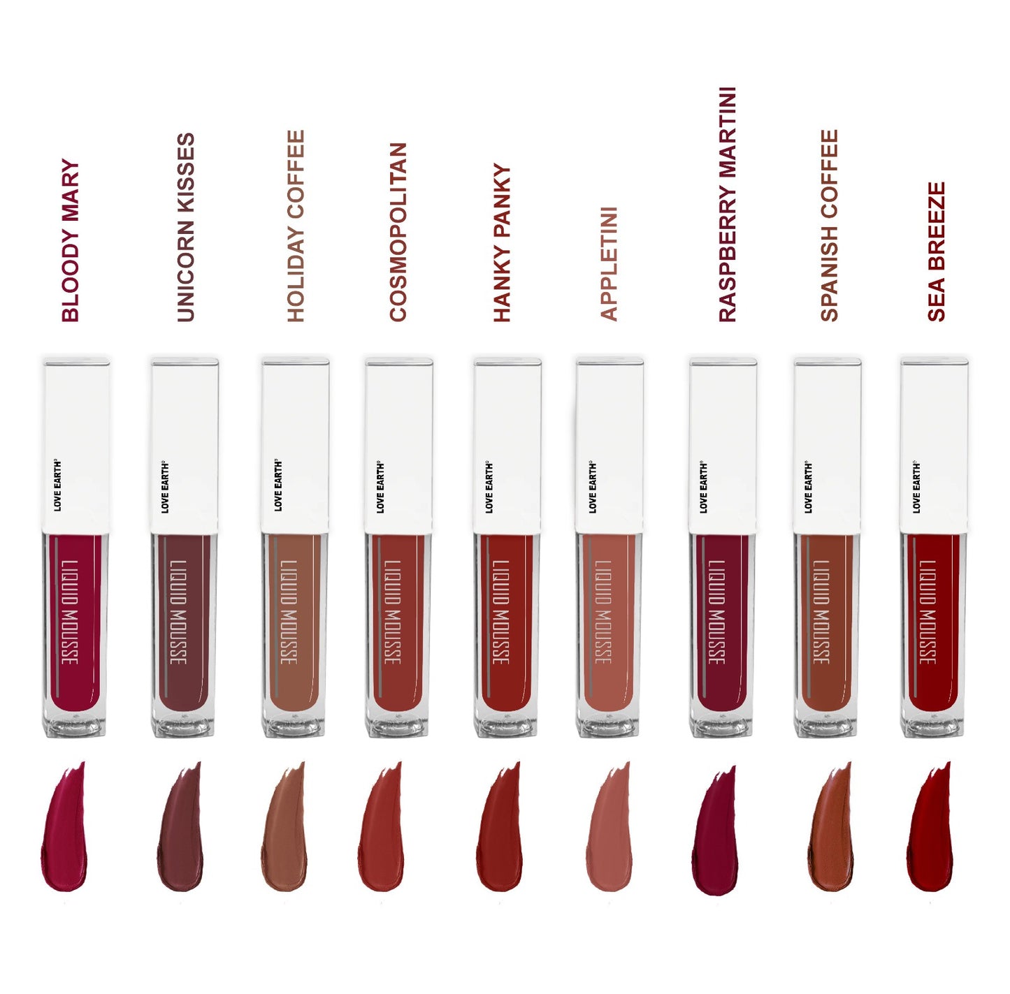 Love Earth Liquid Mousse Lipstick 2.O - Distacart