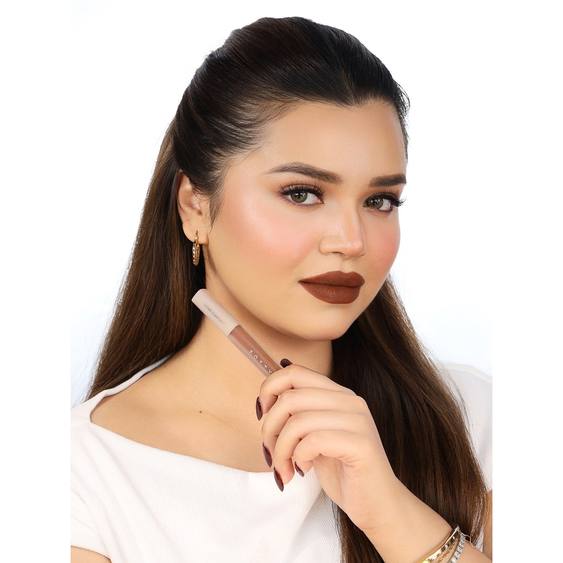 Love Earth Softy Tinty Lipstick - Mocha Melt - Dista