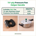 Thumbnail for The Indus Valley 3.5L & 5.0L Triply Outer Lid Pressure Pan Helper Handle - Dista