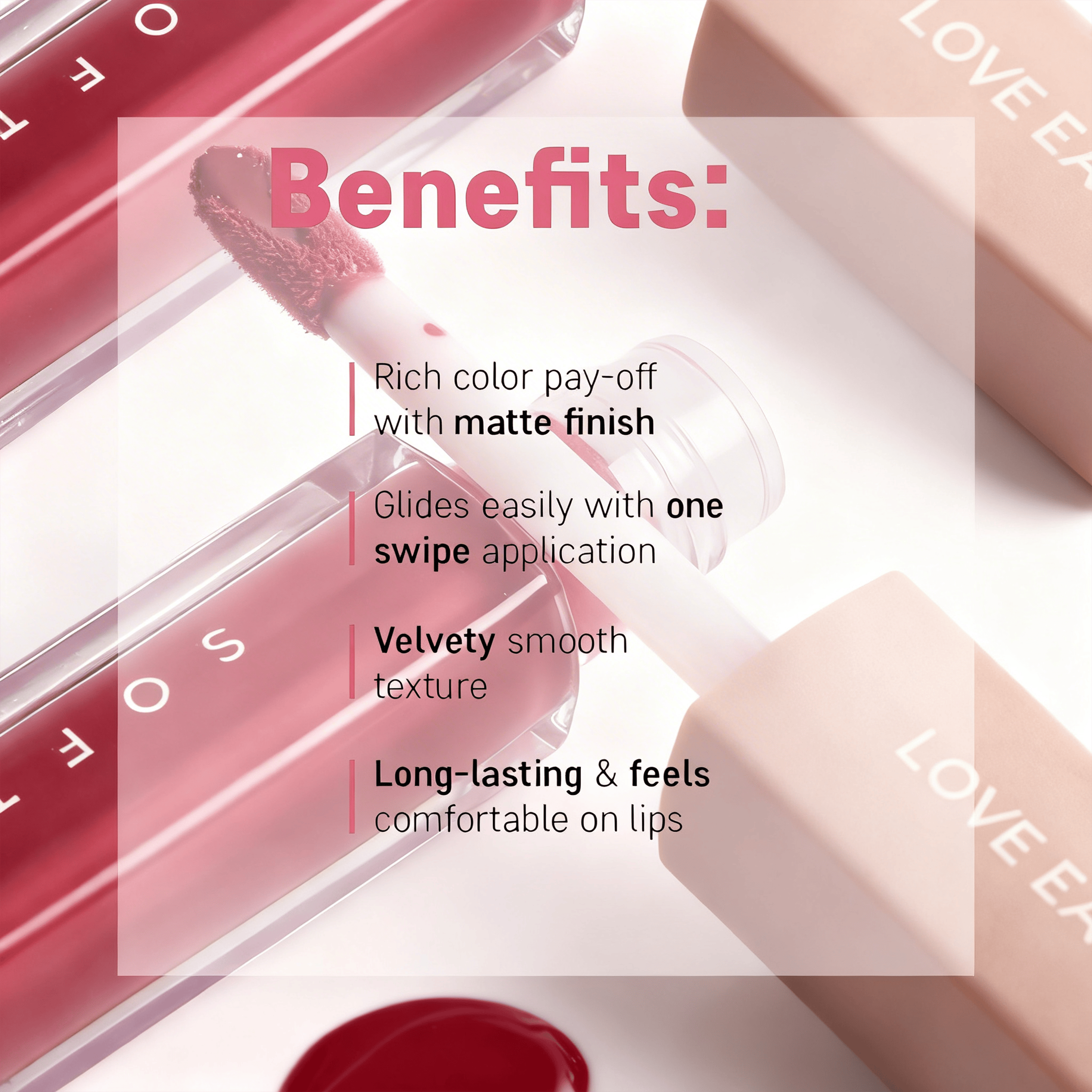 Love Earth Softy Tinty Lipstick - Cotton Kiss - Distacart