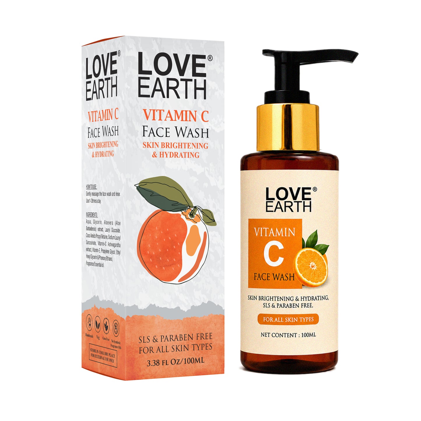 Love Earth Vitamin – C Face Wash - Dista