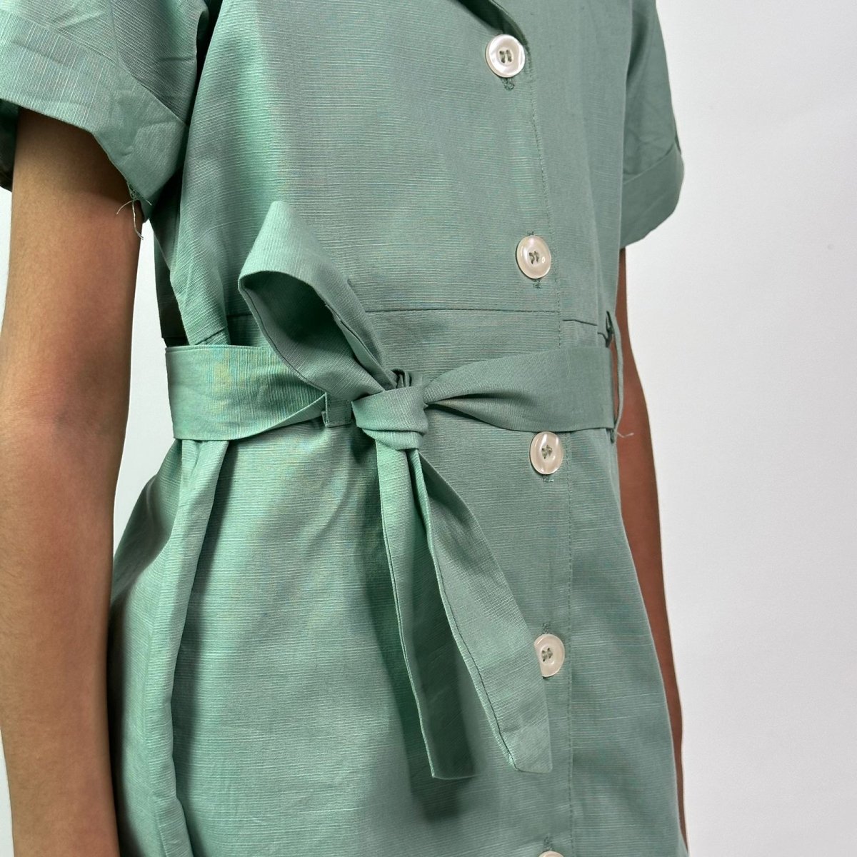 ArthLife Seafoam Green Watermelon Shirt Dress - Distacart