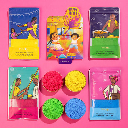 Phool Holi Natural Gulaal Party Pack - Distacart