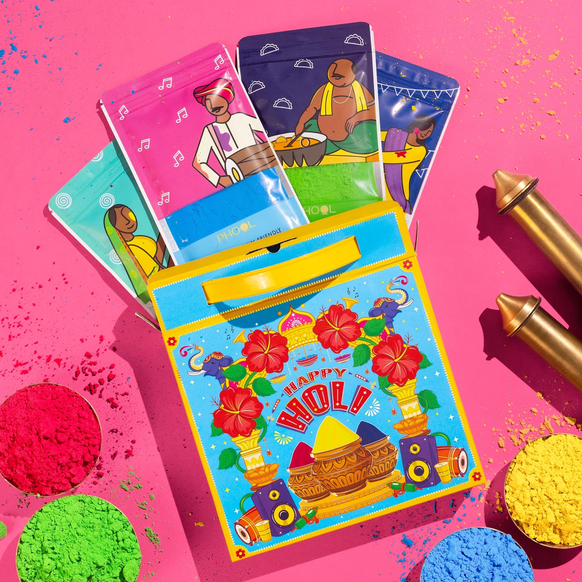 Phool Holi Natural Gulaal Party Pack - Distacart