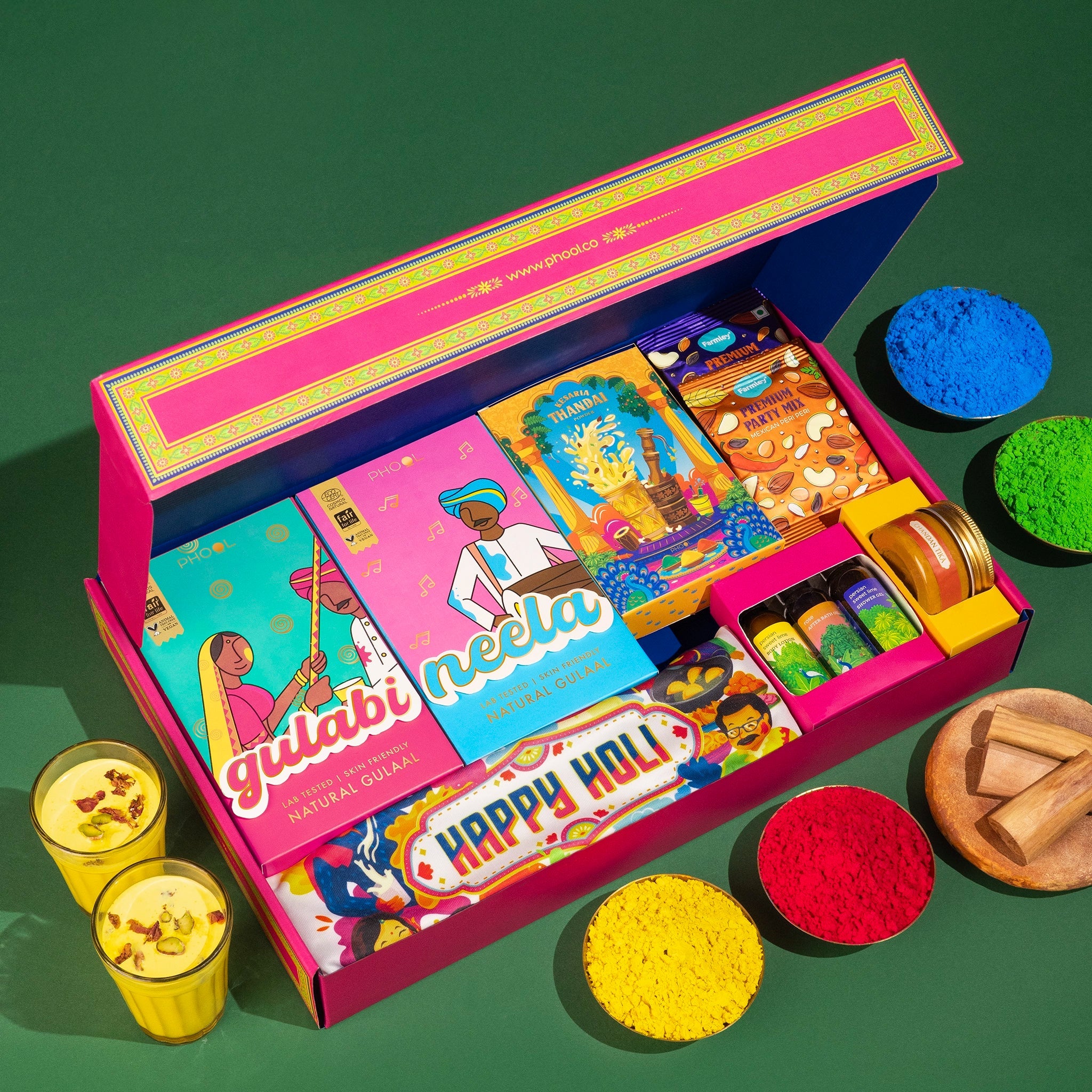 Phool Holi Milan Giftbox - Distacart