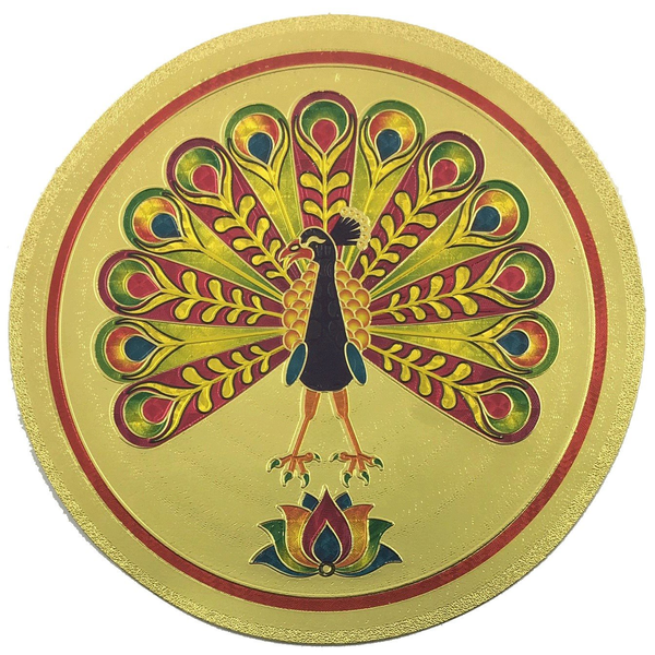 Stickerbazaar Micro Golden Embossing Rangoli Stickers - Distacart