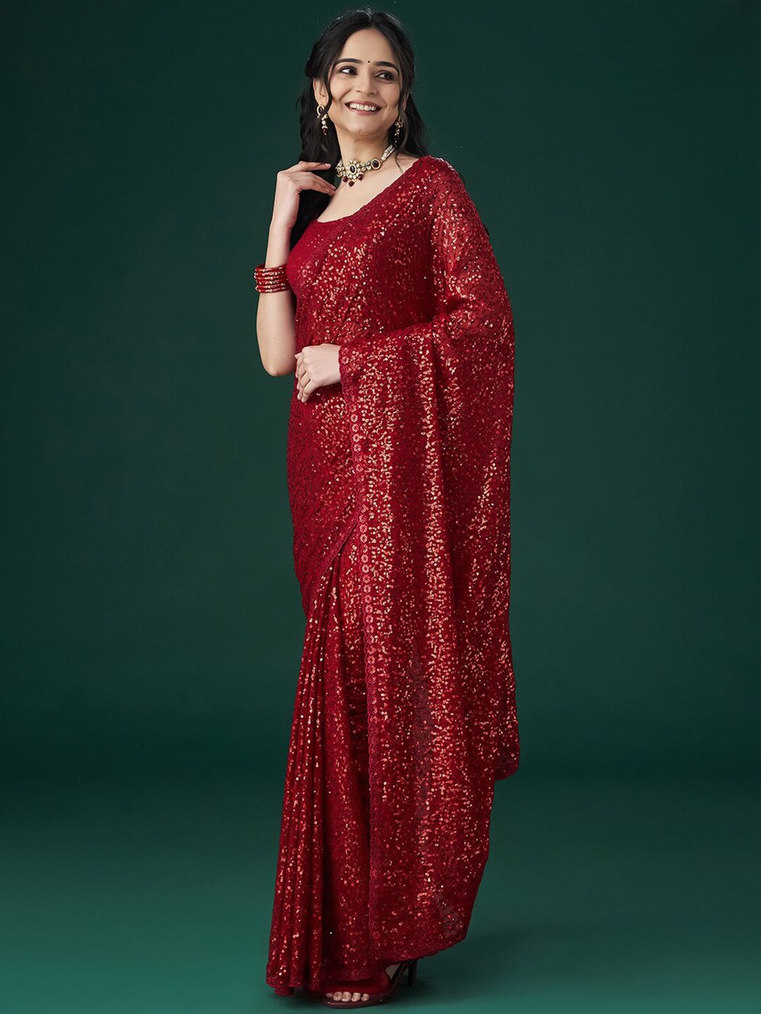 kasee Embellished Sequinned Saree