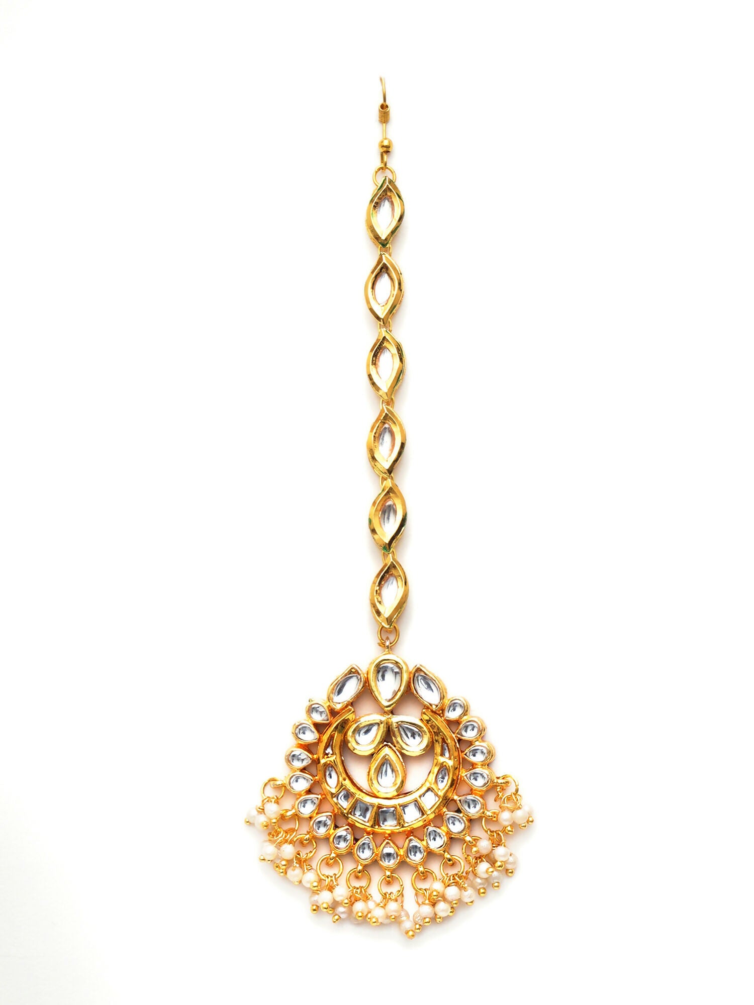 Kundan Maang Tikka (Gold) - Ruby Raang - Distacart