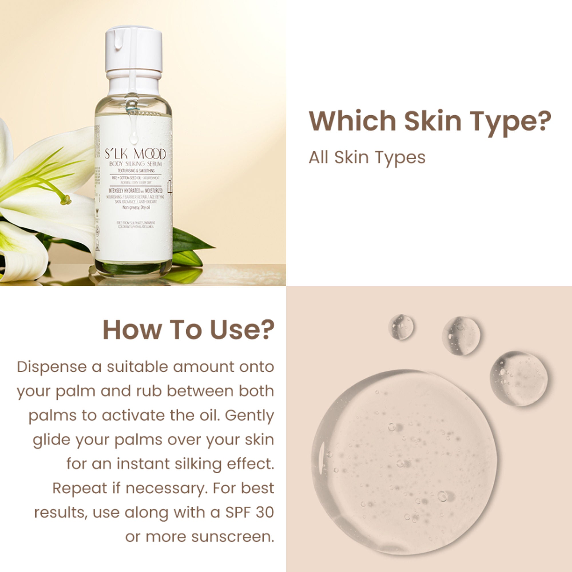 Personal Touch Skincare Skincare Silk Mood Body Silking Serum - Distacart