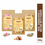 Thumbnail for Vedask SandalWood Powder, Rose & Multani Mitti Powder - Dista