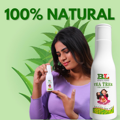 Botanical Luxuriate Tea Tree Natural Anti Lice and Nits Shampoo - Dista