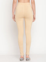 Thumbnail for TAG 7 Women Pack of 2 Pink & Beige Solid Kurti Pants - Distacart