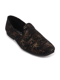 Thumbnail for FAUSTO Men Printed Lightweight Velvet Loafers