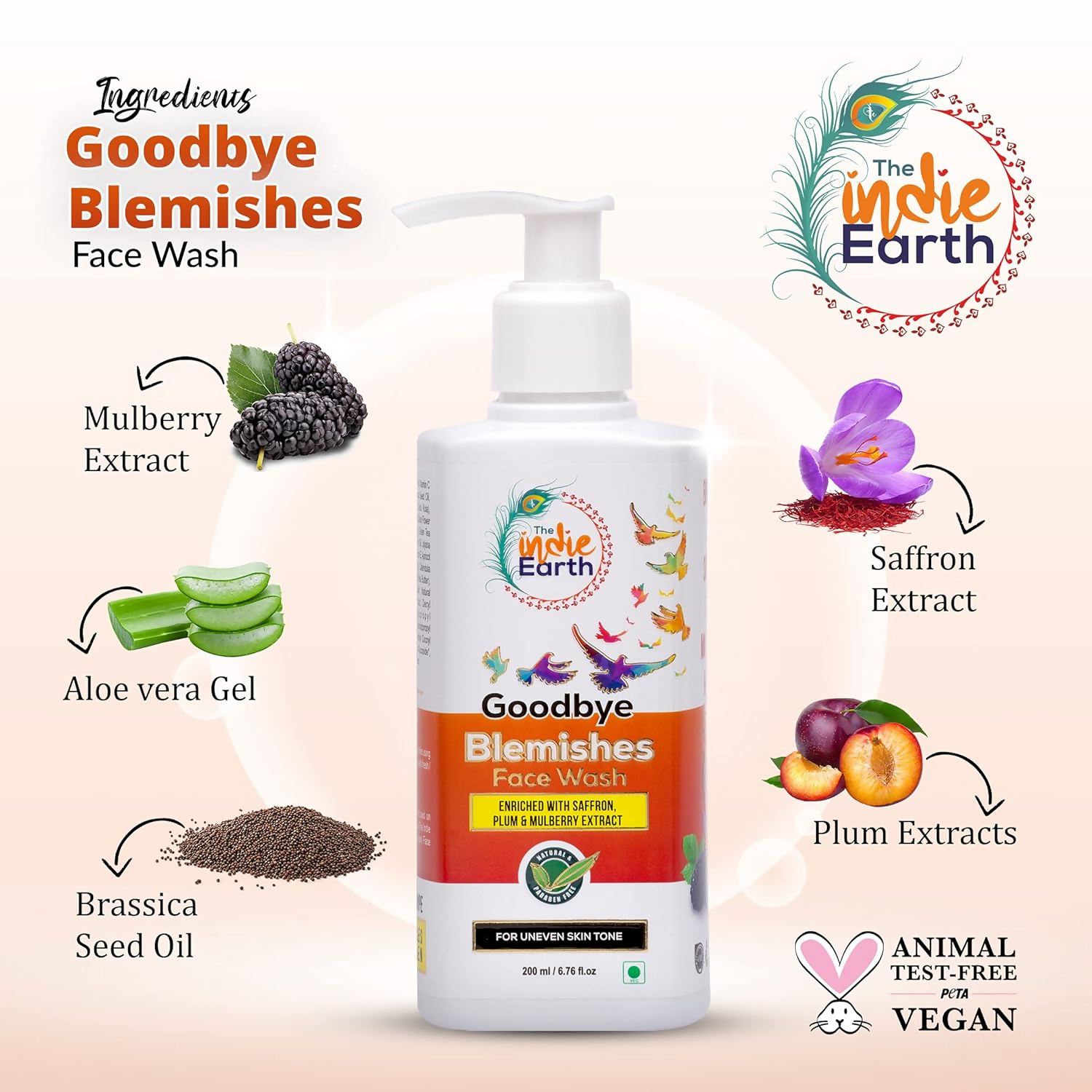 The Indie Earth Goodbye Blemish (Vitamin C) Facewash - Distacart