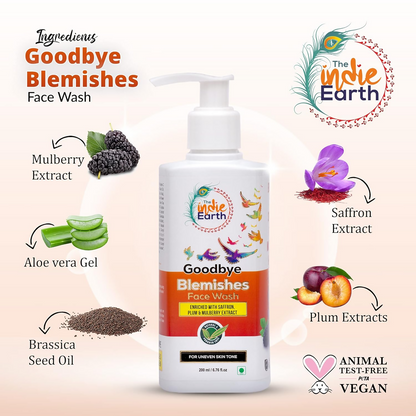 The Indie Earth Goodbye Blemish (Vitamin C) Facewash - Distacart
