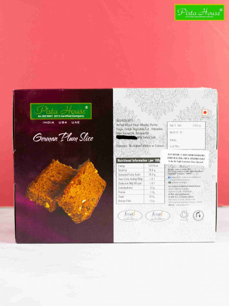 Pista House German Plum Slice