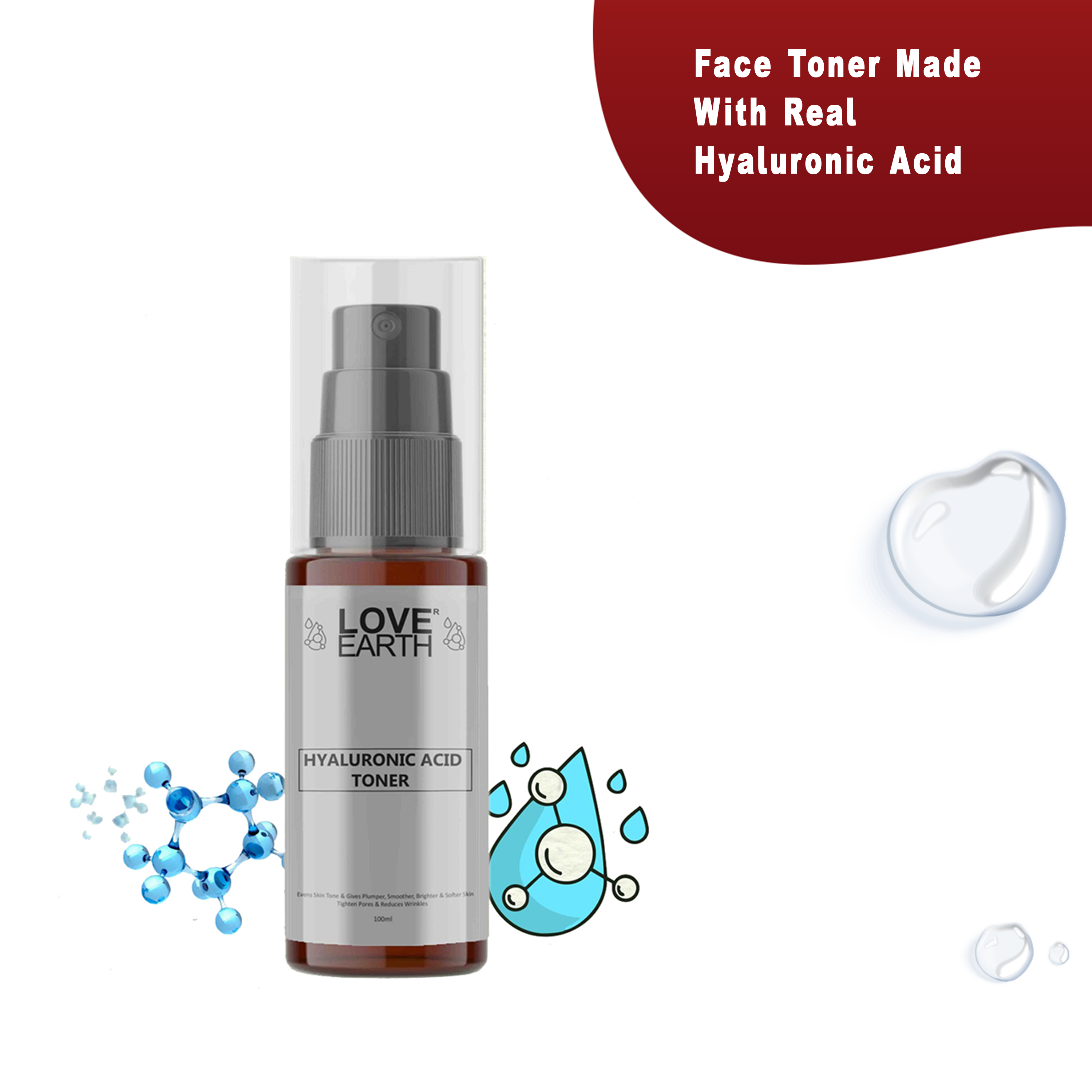 Love Earth Hyaluronic Acid Toner - Dista