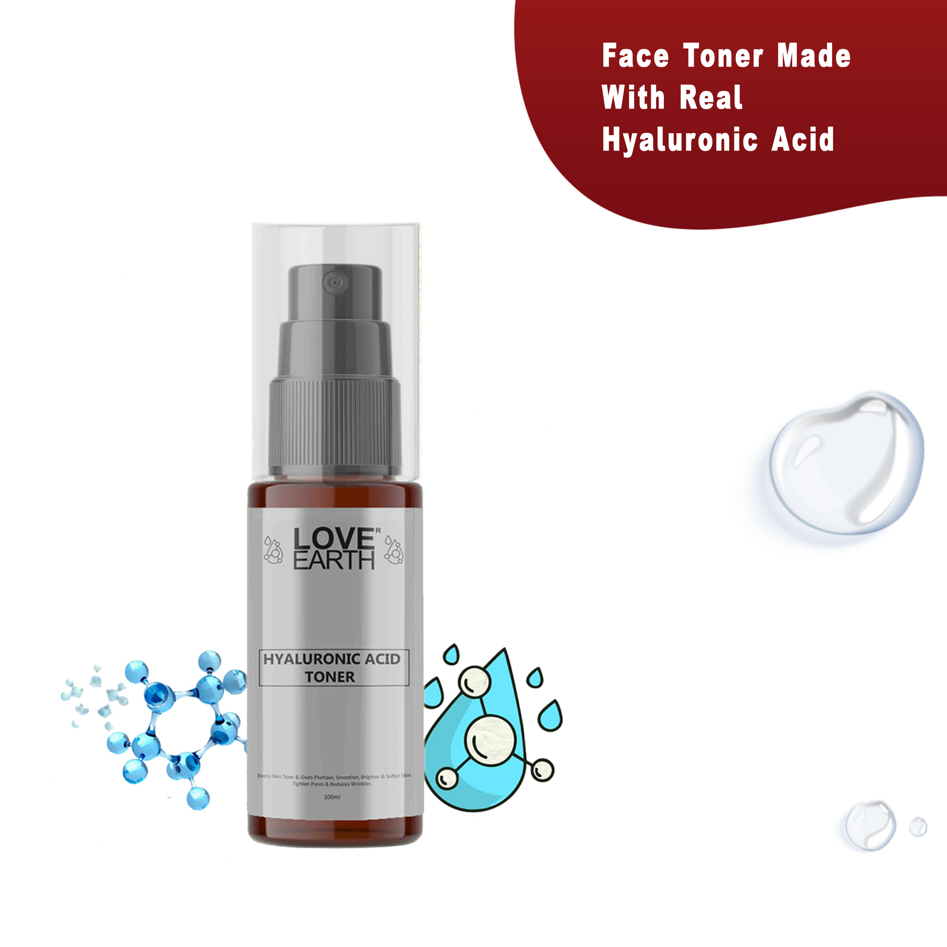Love Earth Hyaluronic Acid Toner - Dista