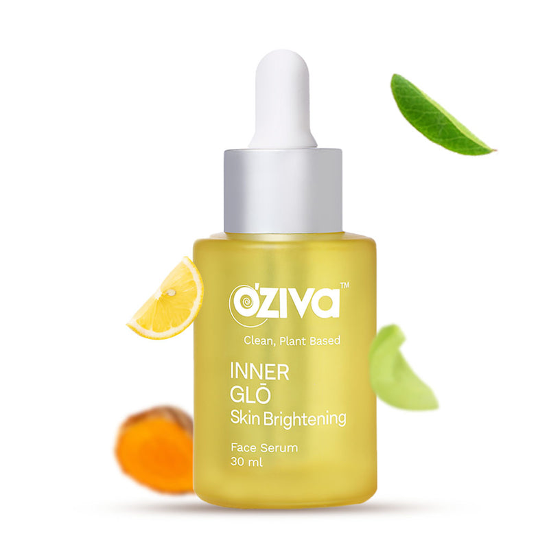 OZiva Plant Based Inner Glō Skin Brightening Face Serum - Distacart