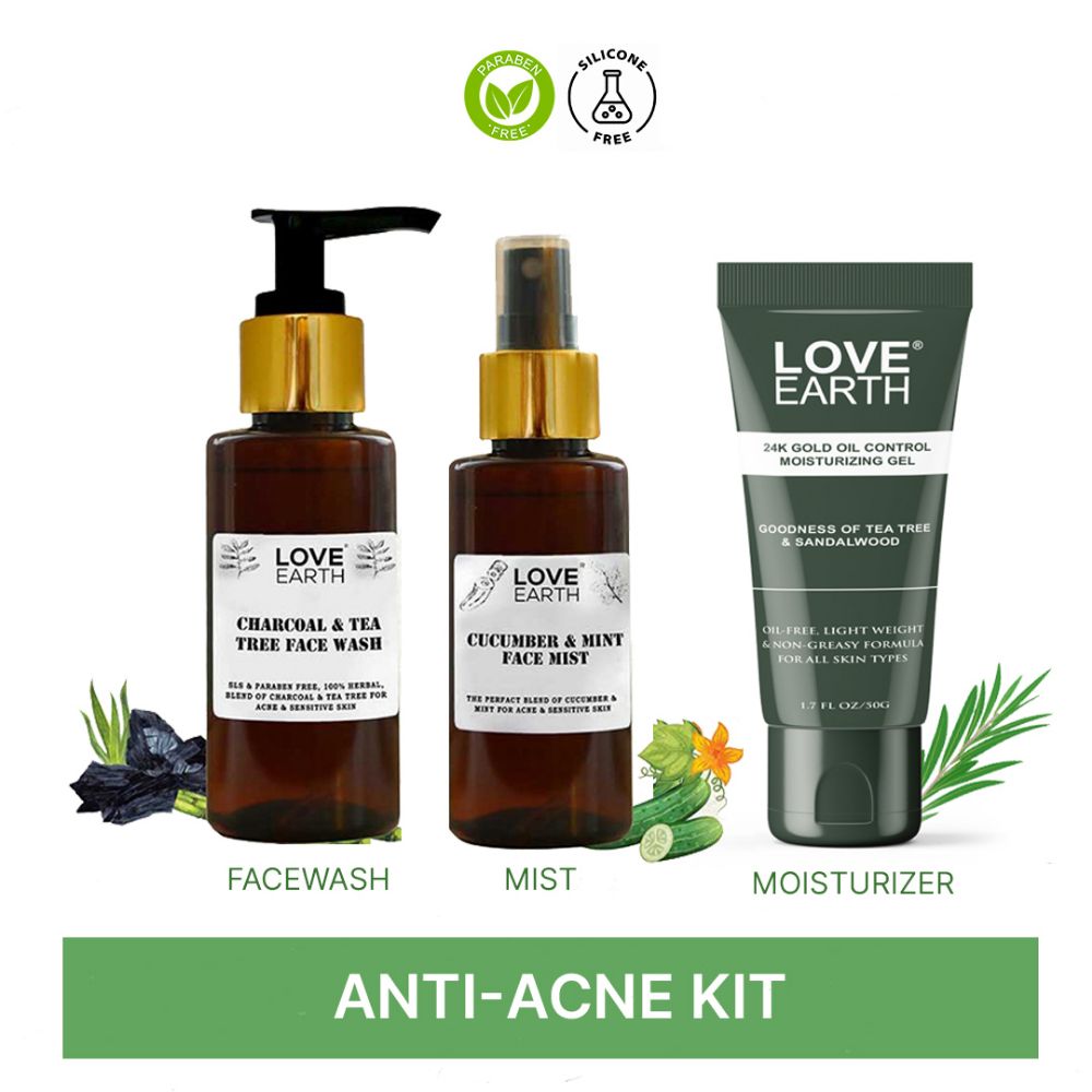 Love Earth Anti Acne Kit - Distacart
