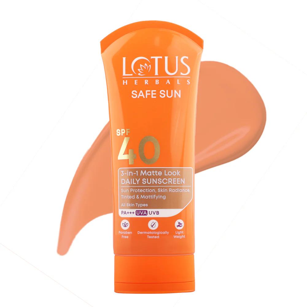 Lotus Herbals Safe Sun 3-in-1 Matte Look Daily Sunscreen - Dista