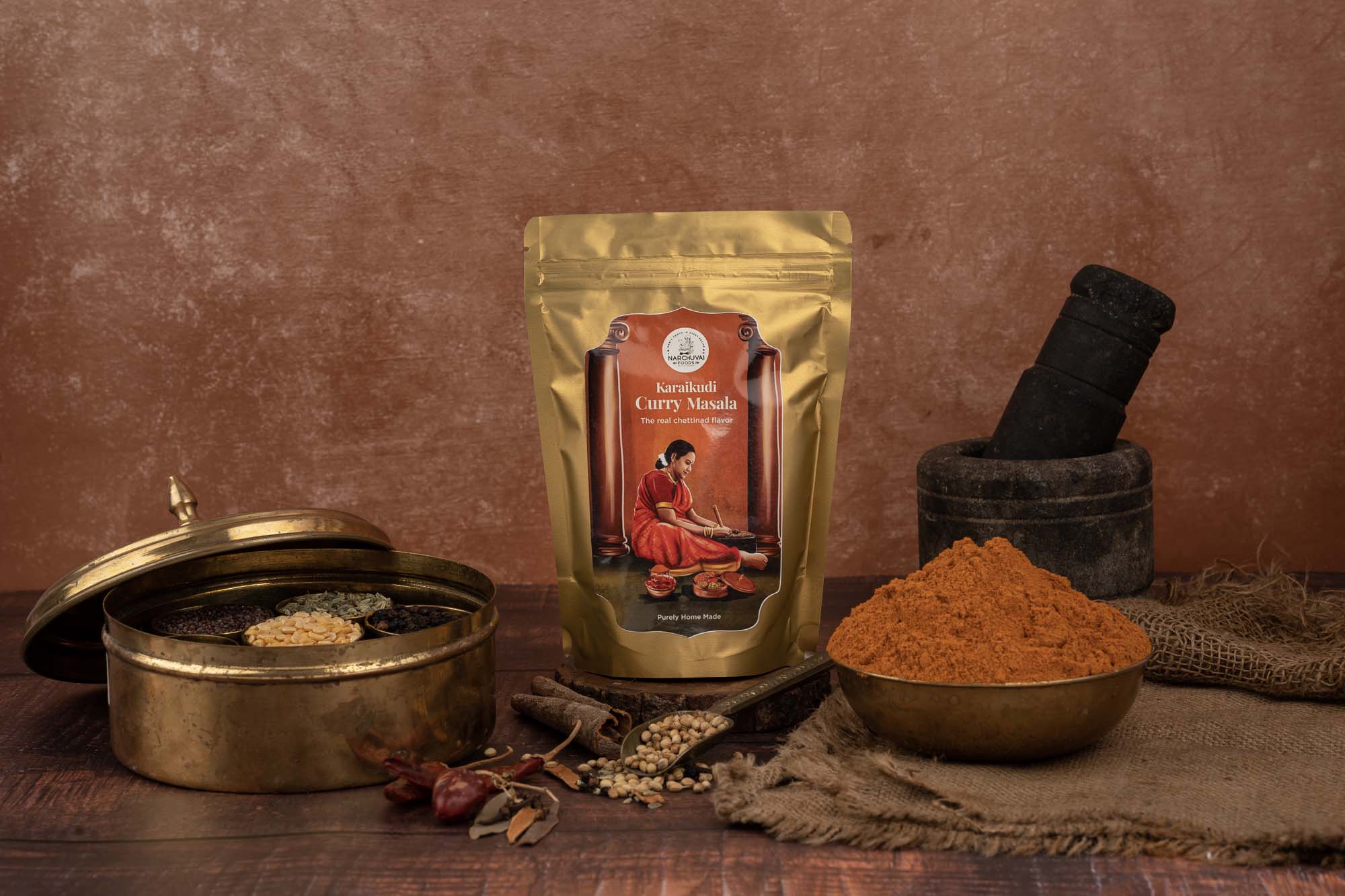 Narchuvai Foods Karaikudi Curry Masala