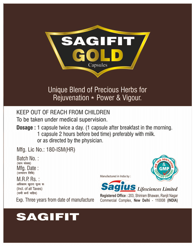 Sagius Sagifit Gold Capsule