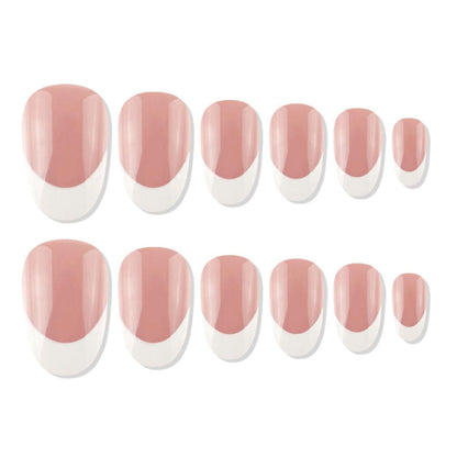shills professional reusable press on nails french oval spn709