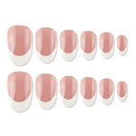Thumbnail for shills professional reusable press on nails french oval spn709