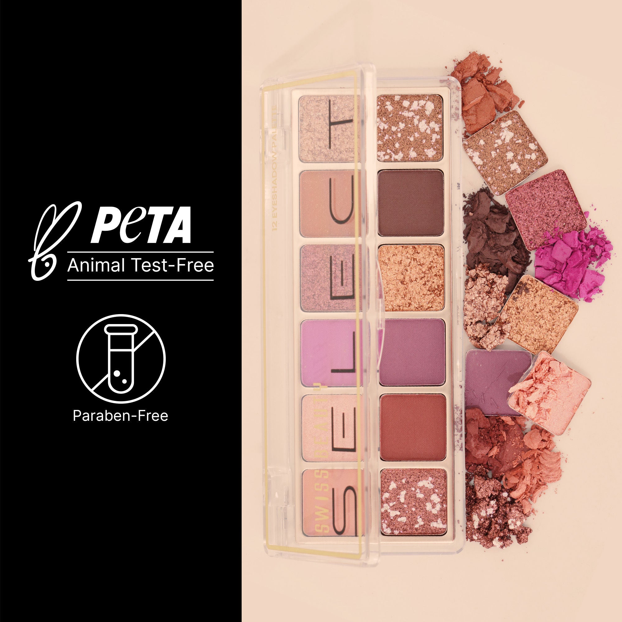 Swiss Beauty Select Eyeshadow Palette - 1 Slow Days - Distacart