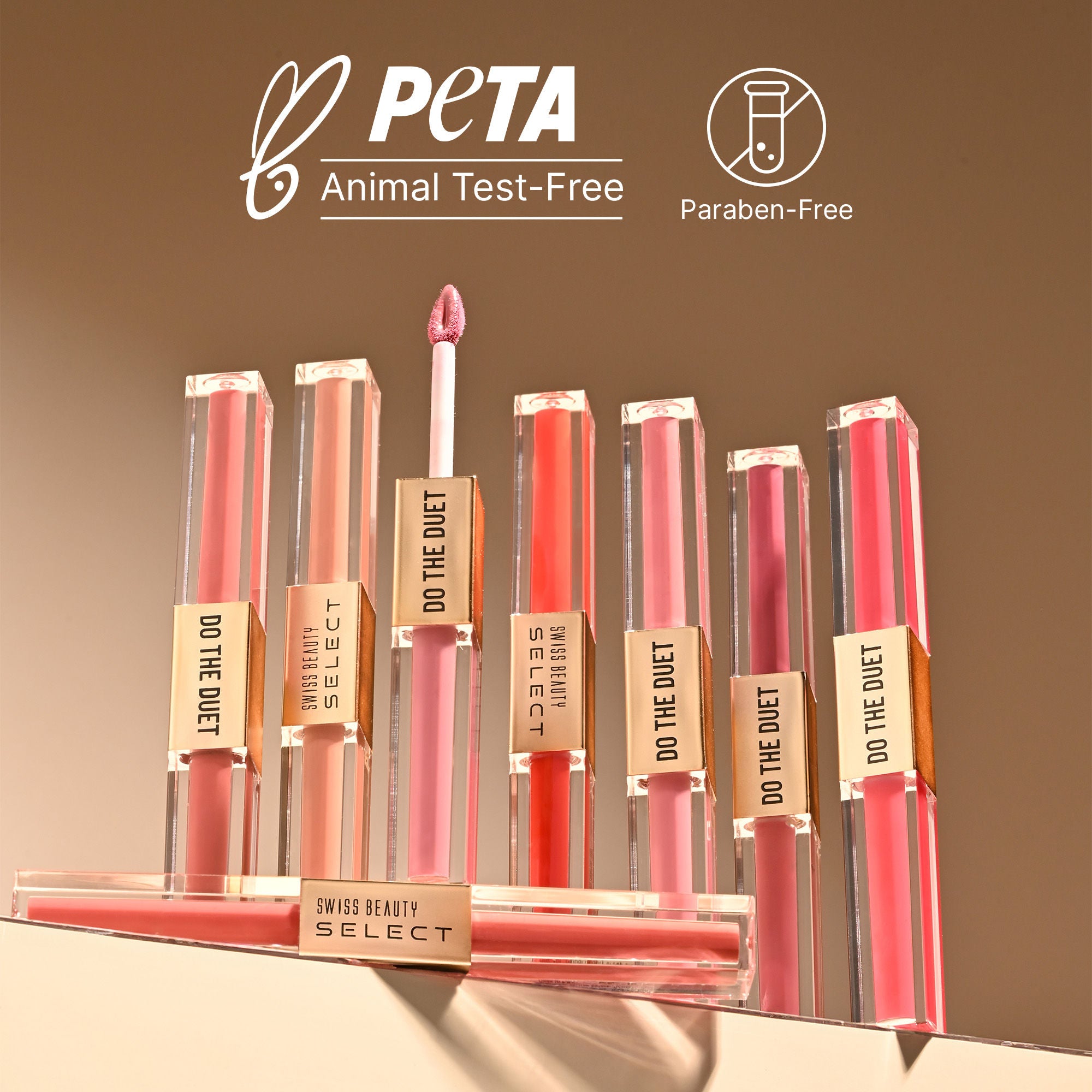 Swiss Beauty Select Do The Duet Lipstick - 2 French Rose - Distacart