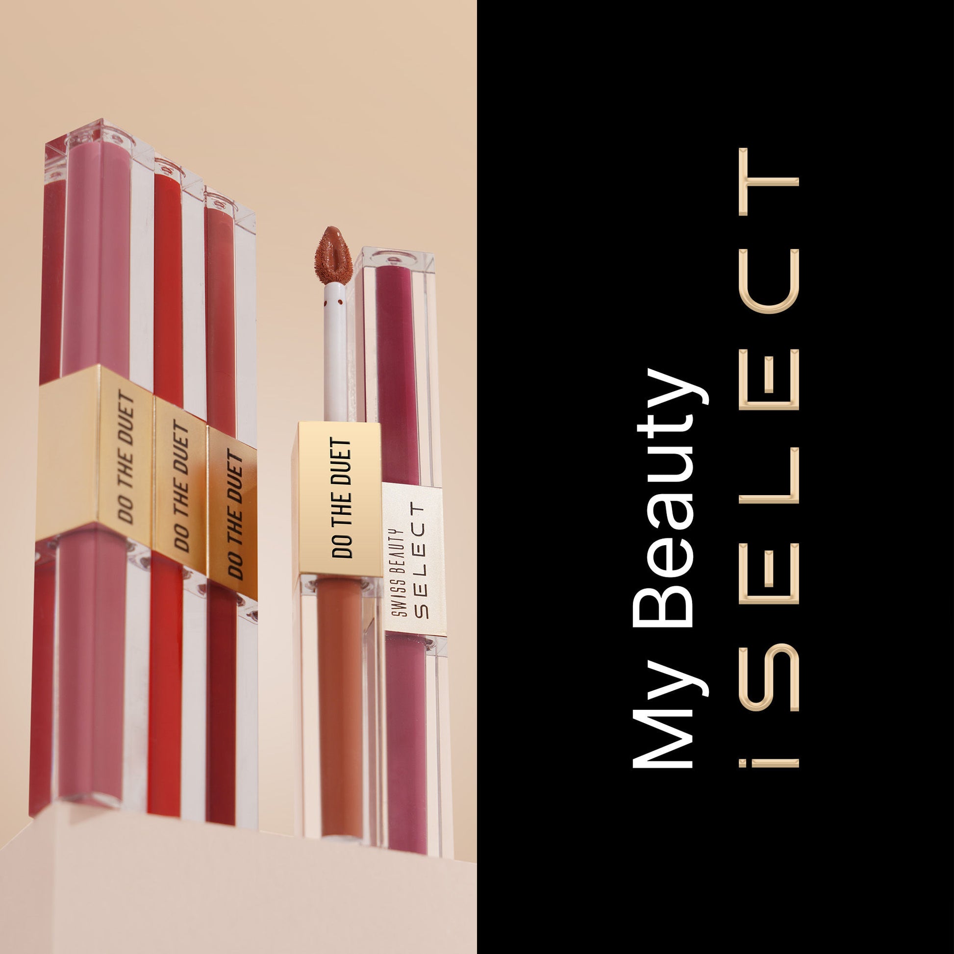 Swiss Beauty Select Do The Duet Lipstick - 5 Lady Pink - Distacart