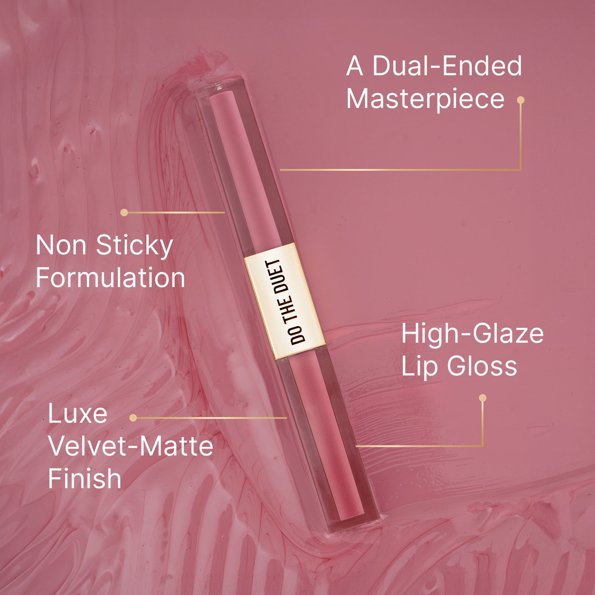 Swiss Beauty Select Do The Duet Lipstick - 5 Lady Pink - Distacart