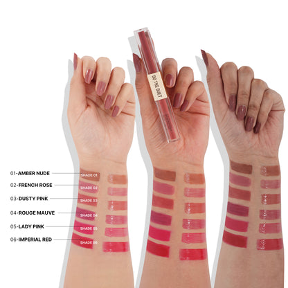 Swiss Beauty Select Do The Duet Lipstick - 5 Lady Pink - Distacart