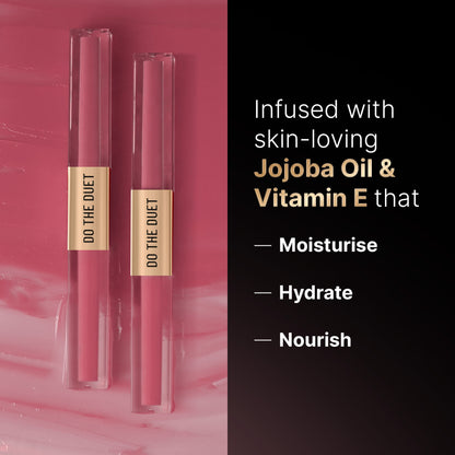 Swiss Beauty Select Do The Duet Lipstick - 5 Lady Pink - Distacart