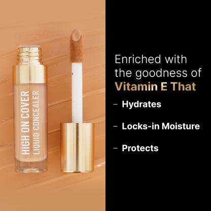 Swiss Beauty Select High on Cover Liquid Concealer - 3.0 Dusky - Distacart