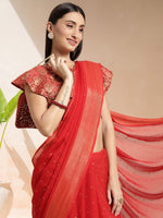 Thumbnail for Mitera Floral Printed Ready to Wear Saree - Distacart