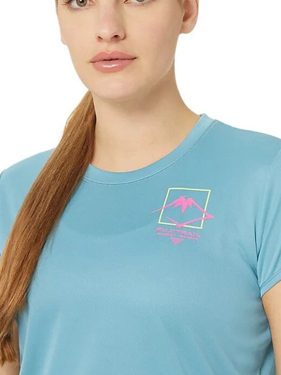 ASICS Fujitrail Logo SS Round Neck T-Shirt - Distacart