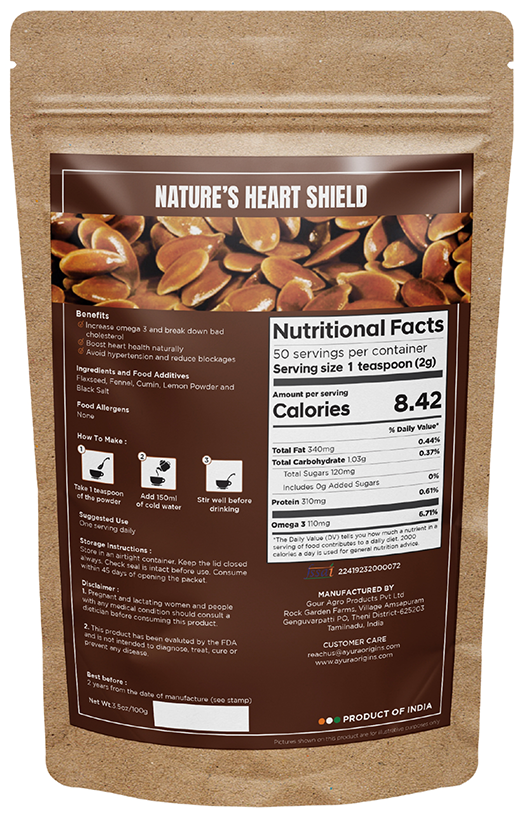 Ayura Origins Nature's Heart Shield Powder - Distacart