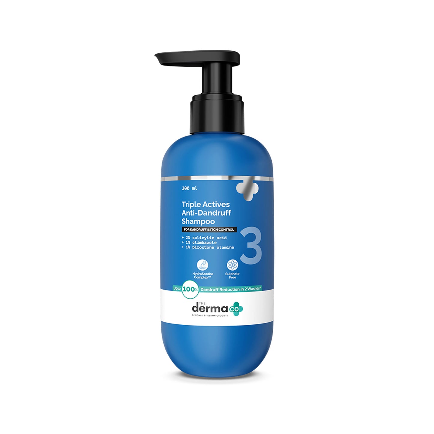 The Derma Co Triple Actives Anti-Dandruff Shampoo - Dista