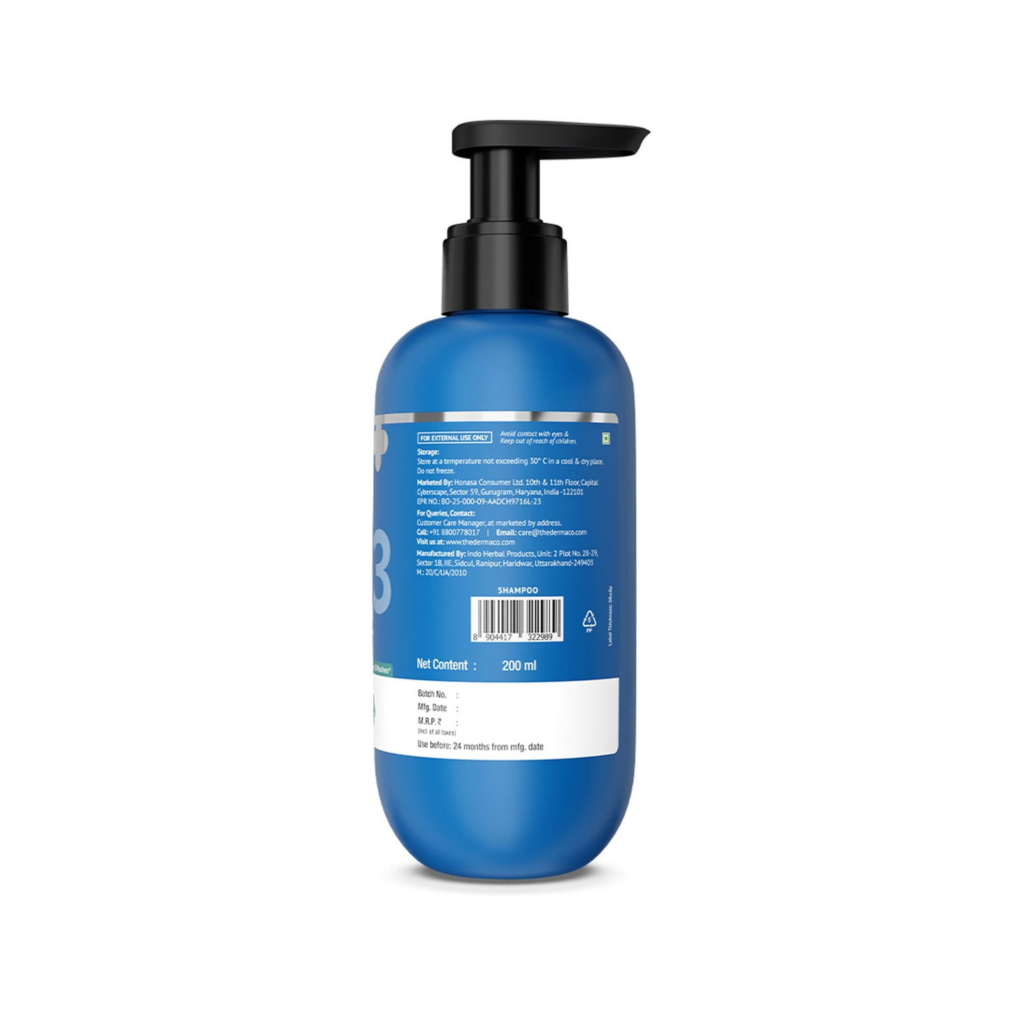 The Derma Co Triple Actives Anti-Dandruff Shampoo - Dista