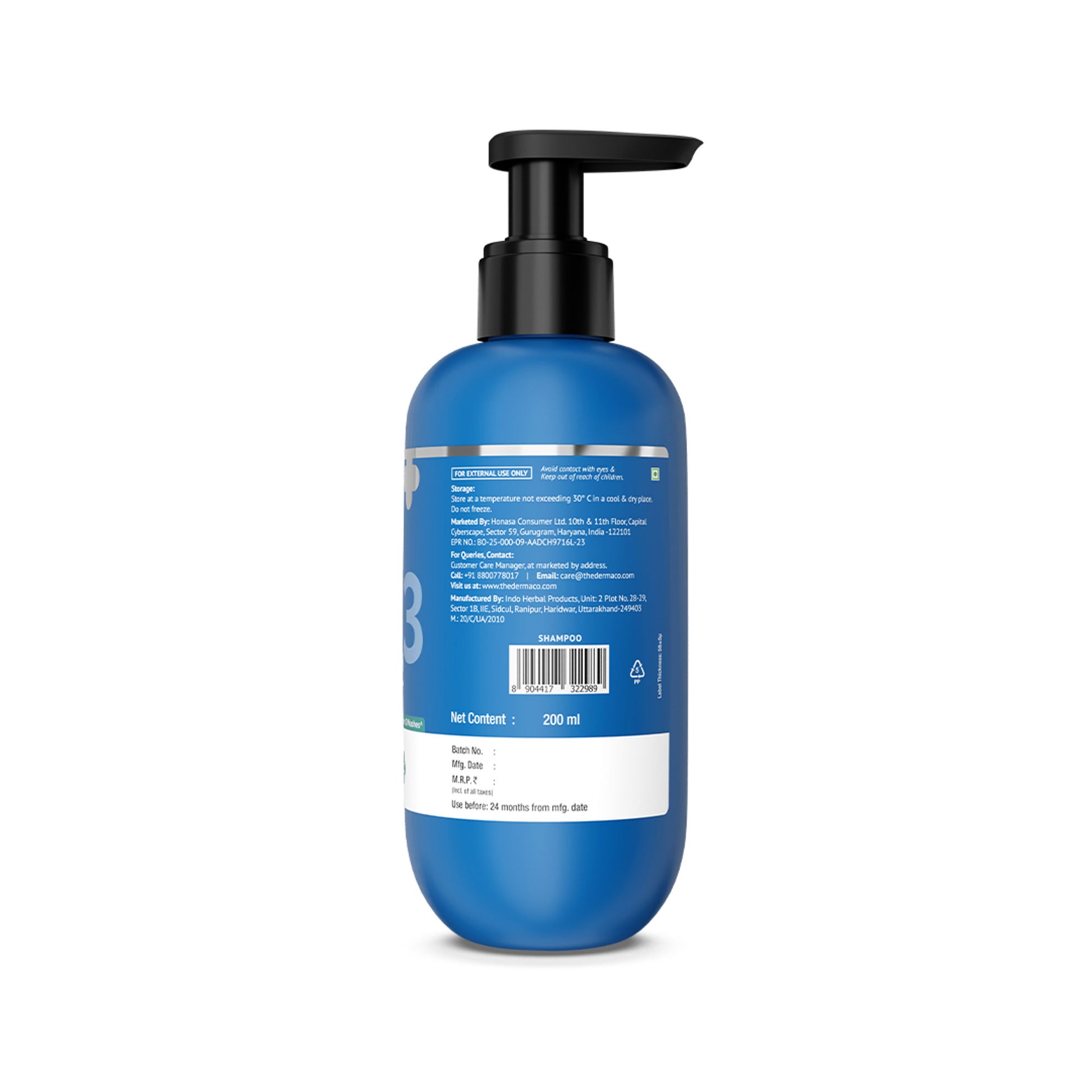 The Derma Co Triple Actives Anti-Dandruff Shampoo - Dista
