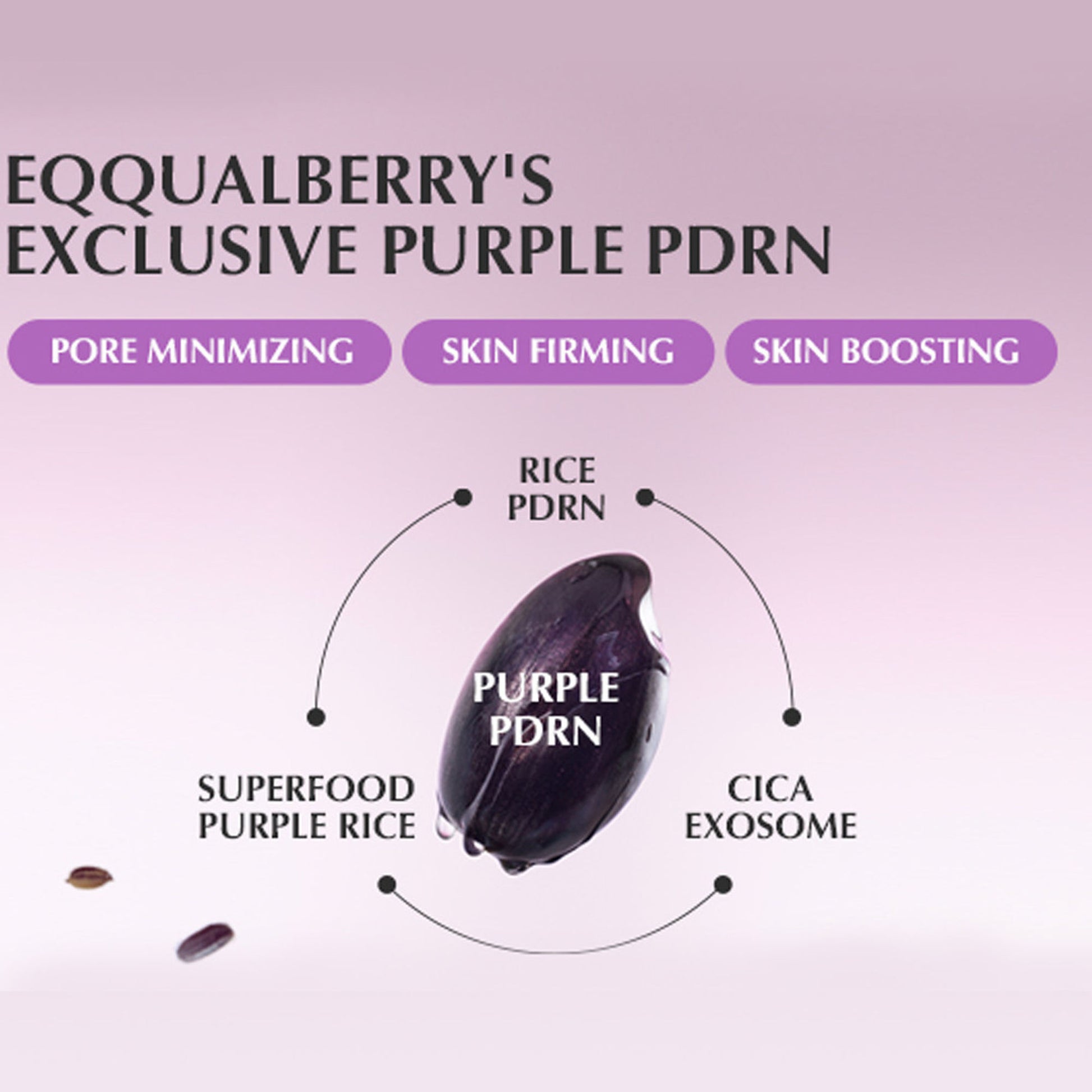 Eqqualberry Purple PDRN Serum – Peptides, Pore Refining & Skin Firming - Distacart
