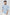 Xkind Skyblue Linen Printed Slim Fit Shirt