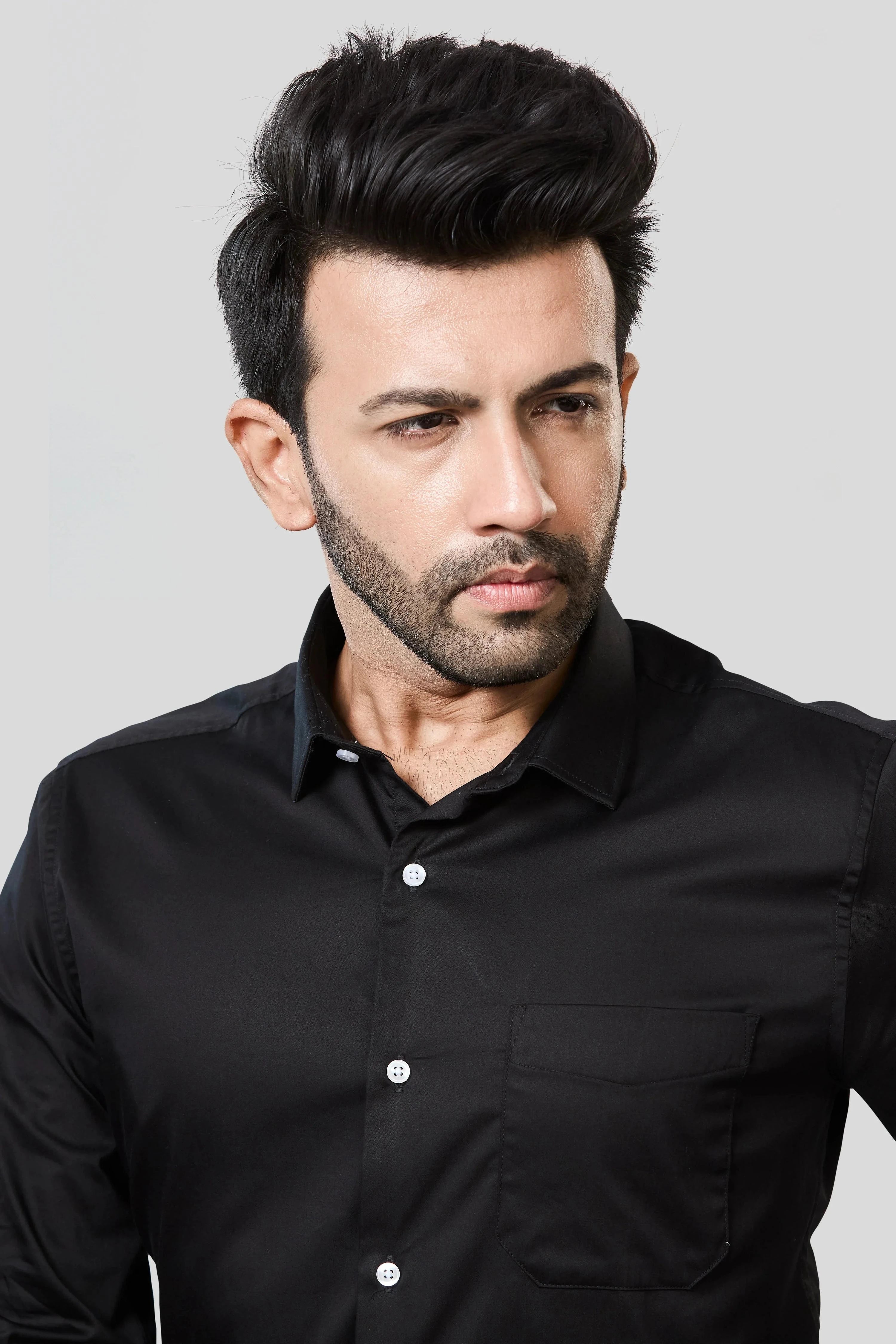 Jonesburg Men's Solid Slim Fit Formal Shirt