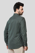 Thumbnail for Jonesburg Men's Printed Slim Fit Formal Shirt