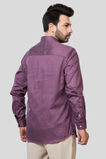 Thumbnail for Jonesburg Men's Printed Slim Fit Formal Shirt