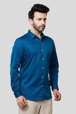 Thumbnail for Jonesburg Men's Solid Slim Fit Formal Shirt