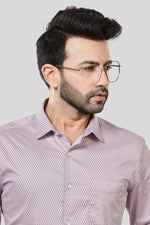 Thumbnail for Jonesburg Men's Printed Slim Fit Formal Shirt